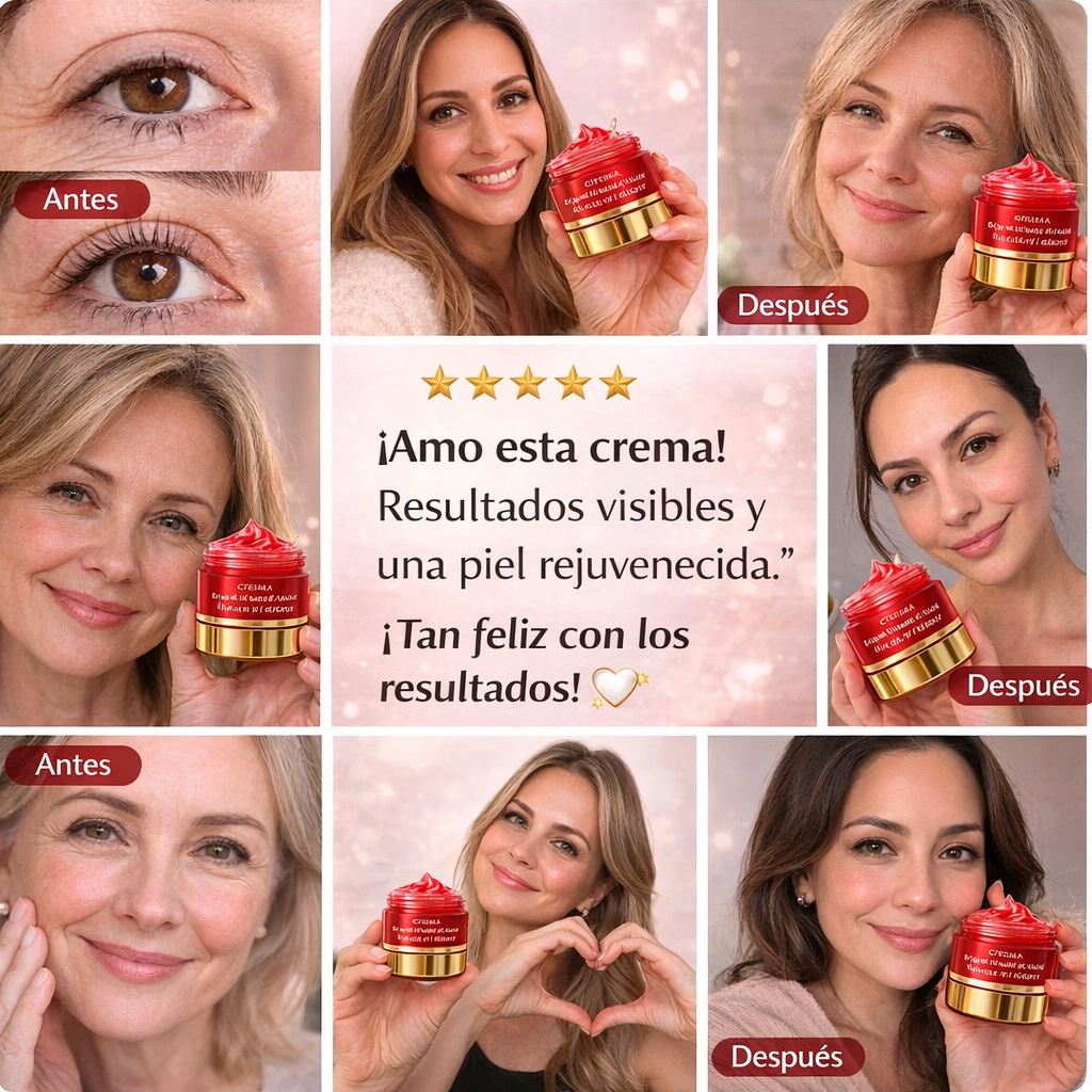 Crema Antiarrugas con Retinol y Sangre de Dragón | Reafirma y Rejuvenece tu Piel en Días