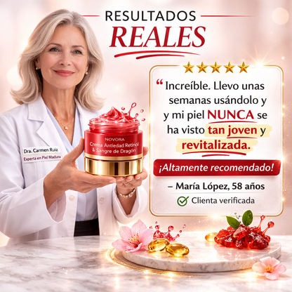 Crema Antiarrugas con Retinol y Sangre de Dragón | Reafirma y Rejuvenece tu Piel en Días